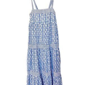 Madison Mathews Cotton Dress Size L Summer Wedding Vacation Cruise Beach